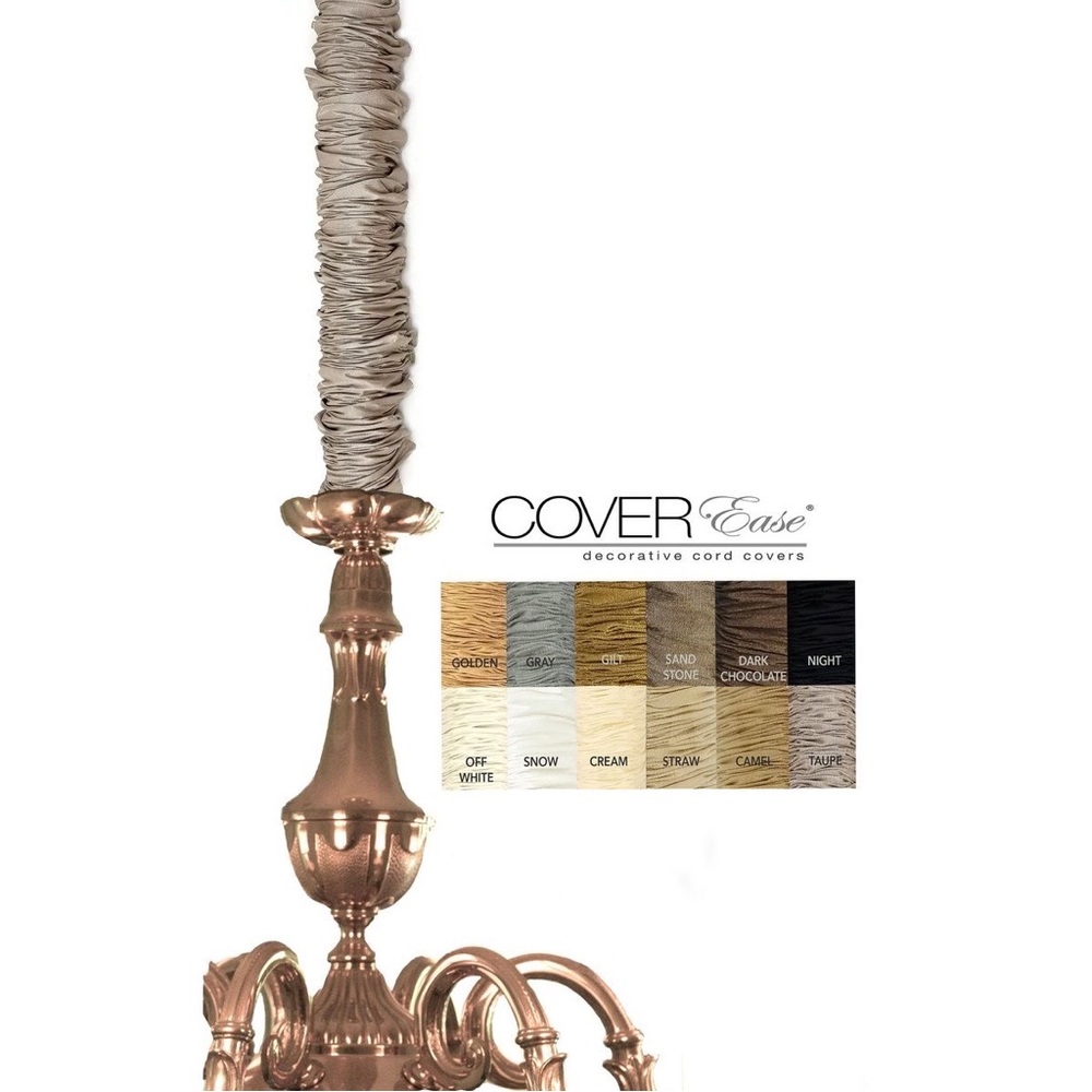 Chandelier/Lamp Satin Cord Covers